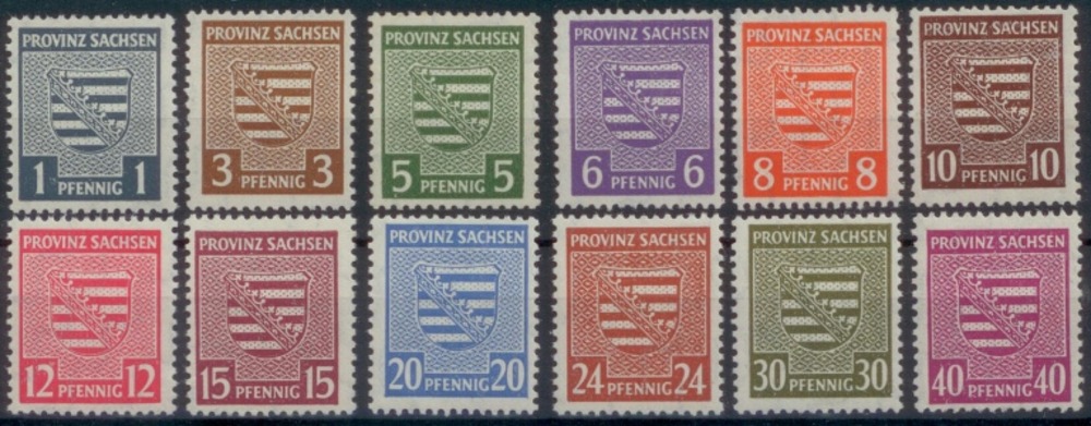 Provinz Sachsen Wappen - Nr.73X-84X **