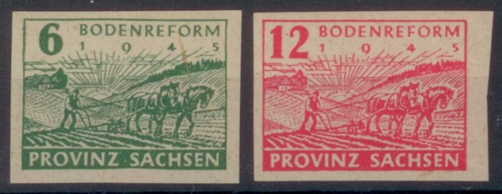 Provinz Sachsen Bodenreform - Nr.85/86 **