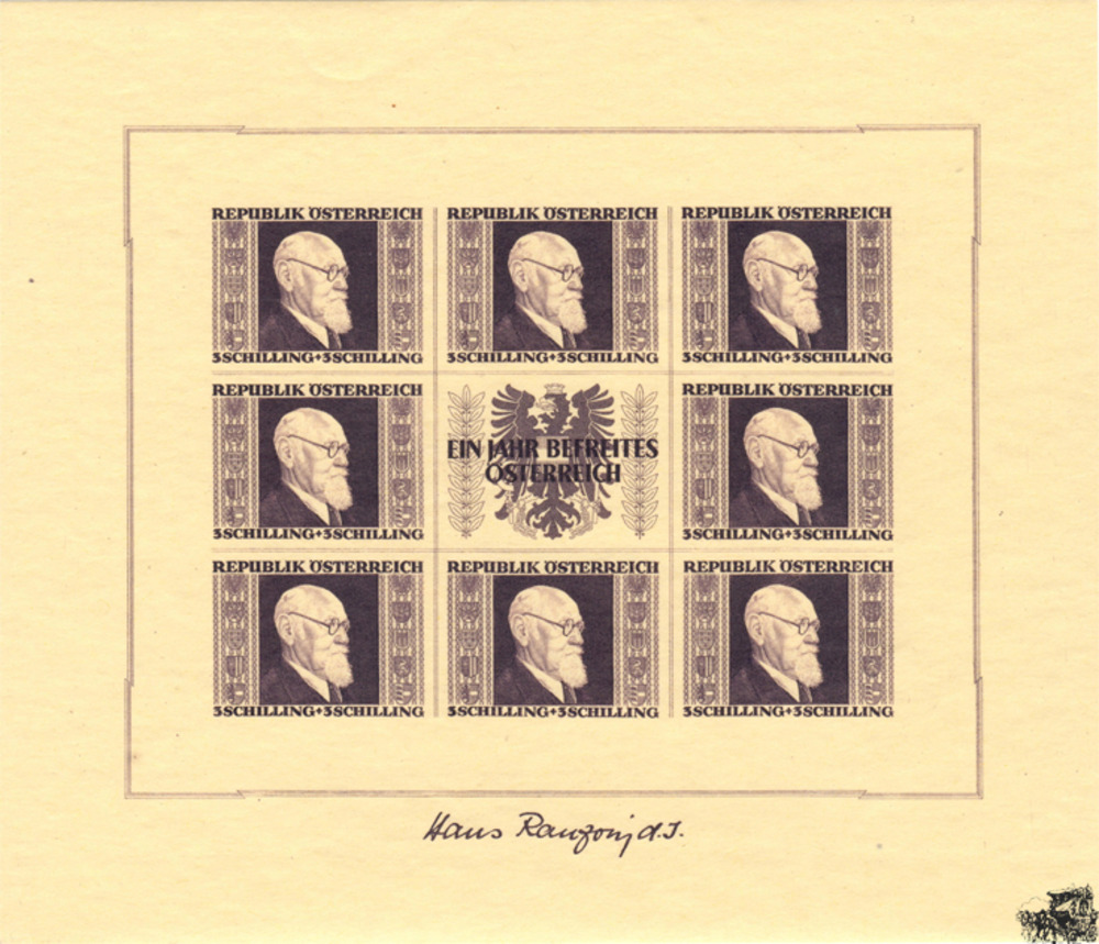 Renner - Block, 3+3 Schilling