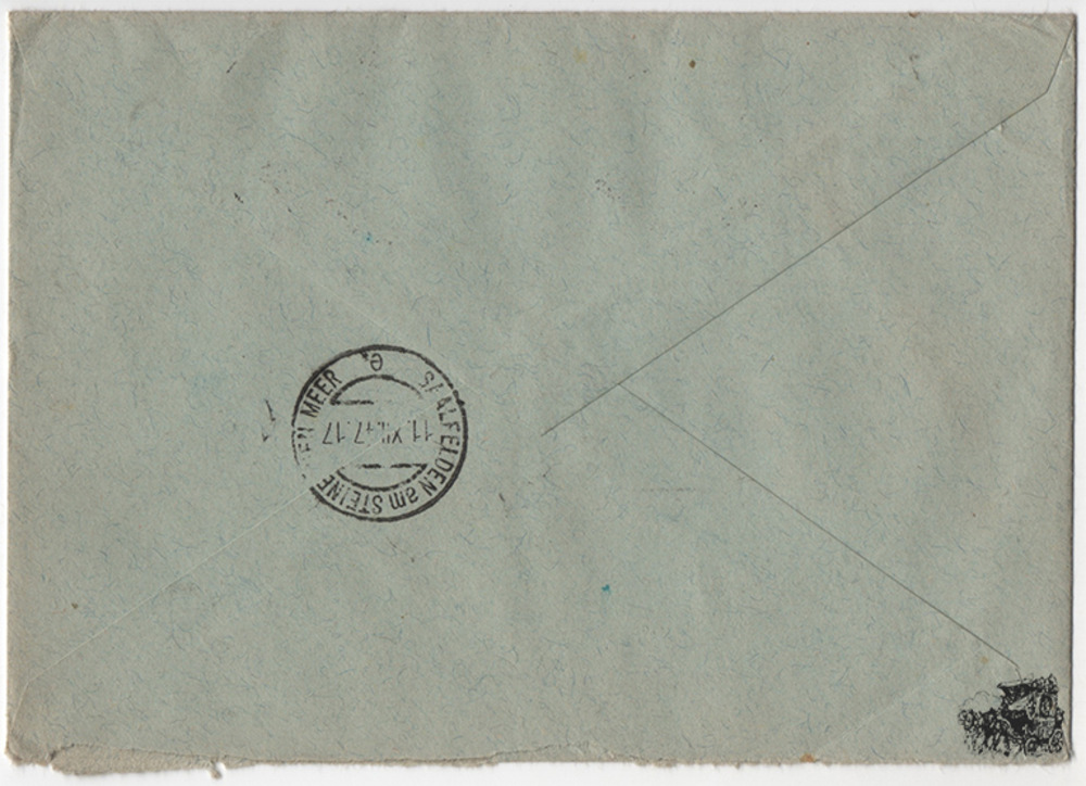 Schweiz - Pro Juventute Satzbrief mit 4 Marken 1947 Schweiz - Pro Juventute Satzbrief mit 4 Marken 1947