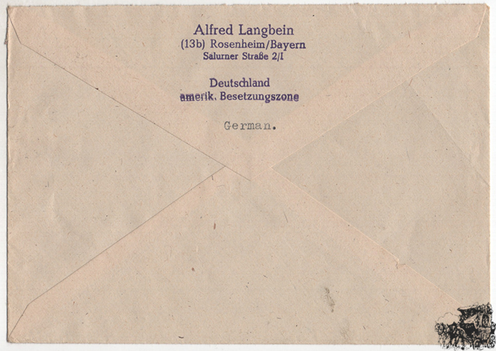 Alliierte Besetzung - Gemeinschaftsausgabe Nr. 966 Leipziger Messe 1947