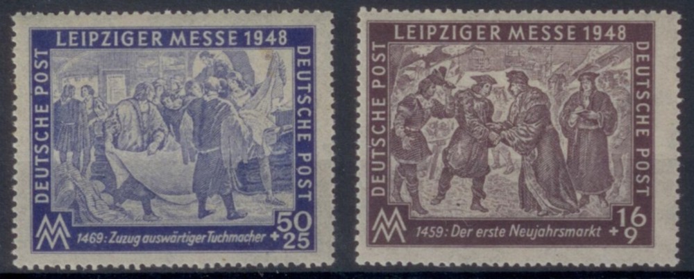 SBZ Leipziger Messe 1948 - Nr.198/199 **