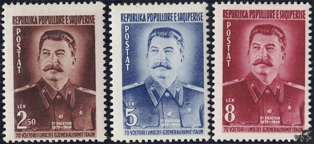 Albanien 1949 * - 70. Geburtstag von Jossif Stalin