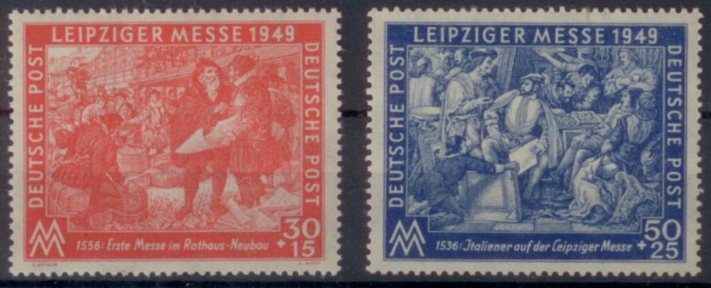 SBZ Leipziger Messe 1949 - Nr.230/231 **