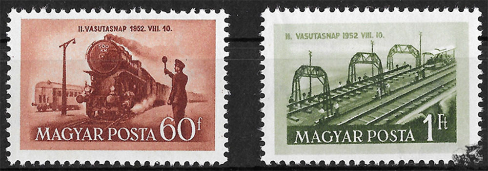Ungarn 1952 ** - Tag der Eisenbahner