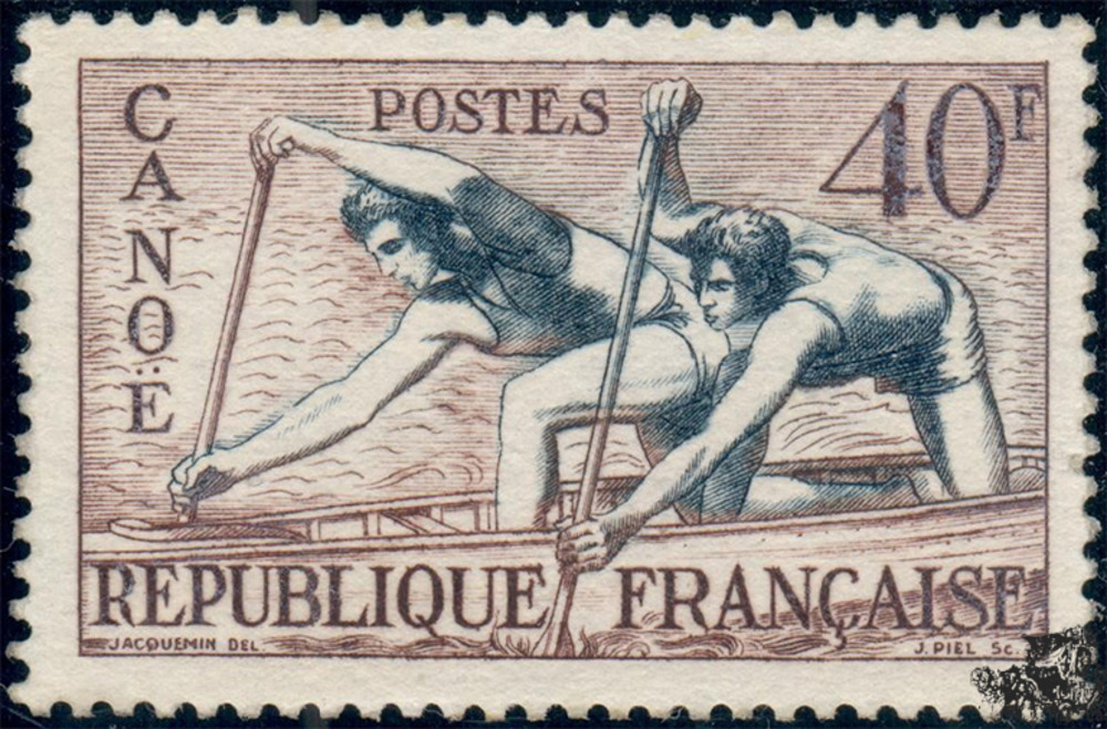 Frankreich ** 1953 - 40 Francs - Freimarken, Sport