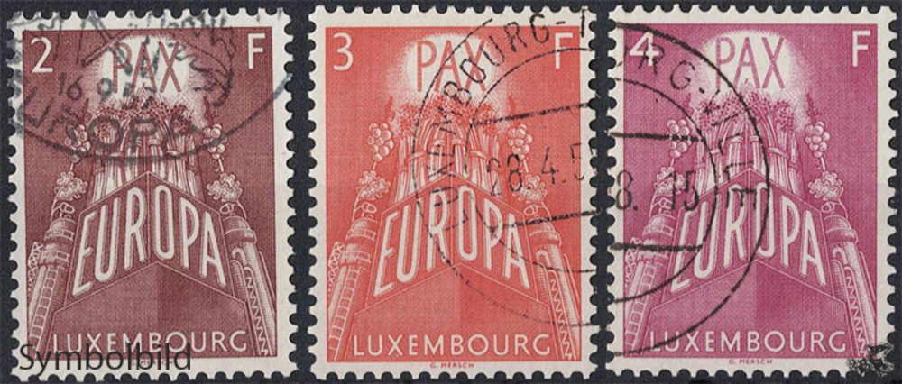 Luxemburg 1957 o - EUROPA