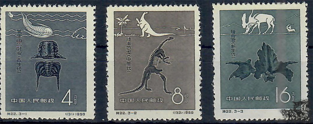 China 1958 ** - Fossilien