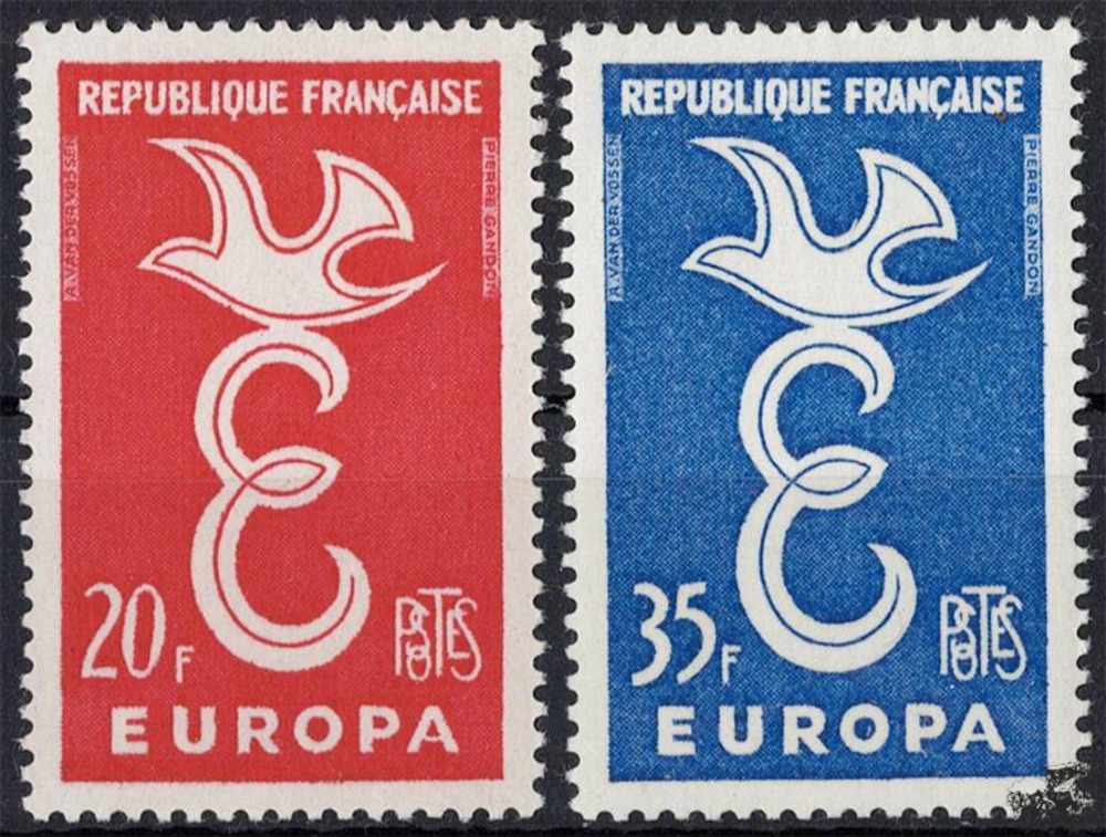 Frankreich 1958 ** - EUROPA, Taube 