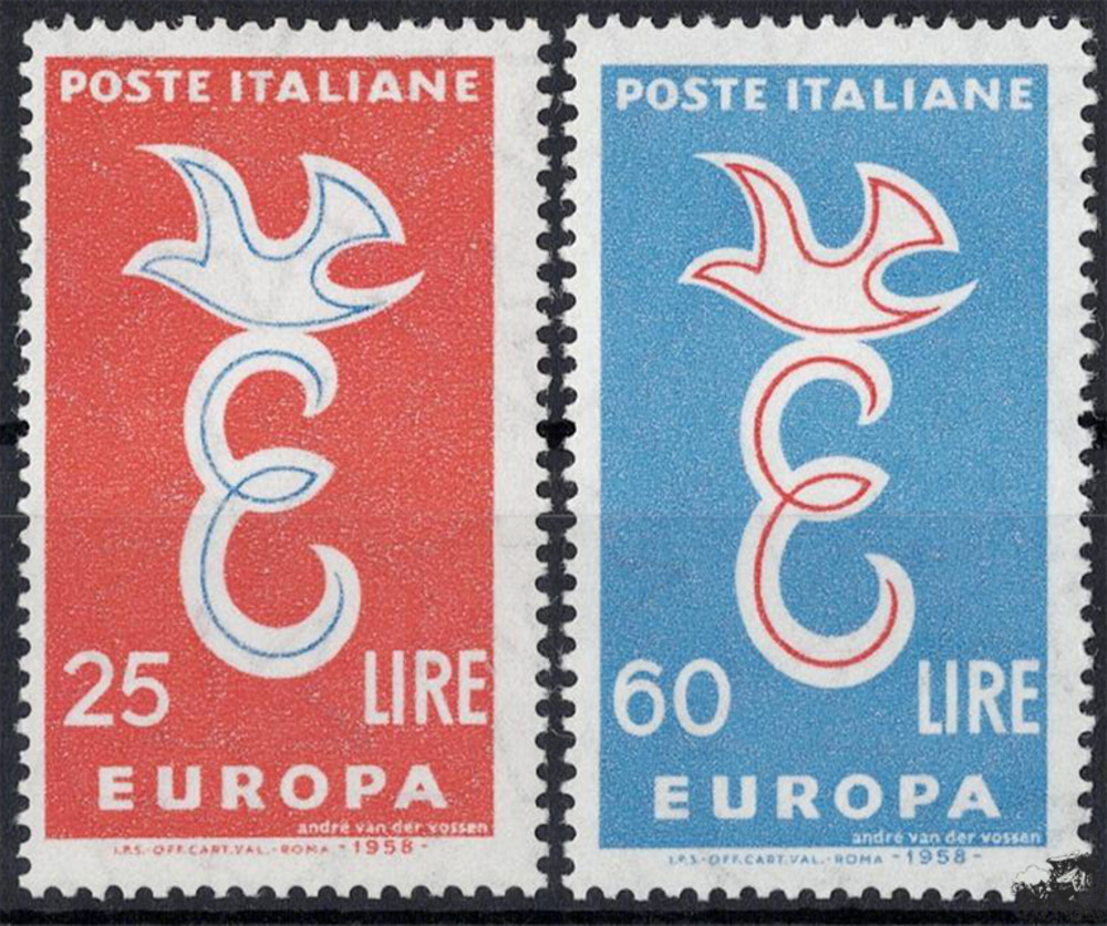 Italien 1958 ** - EUROPA, Taube 
