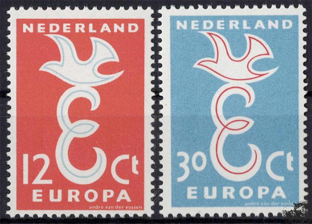 Niederlande 1958 ** - EUROPA, Taube 