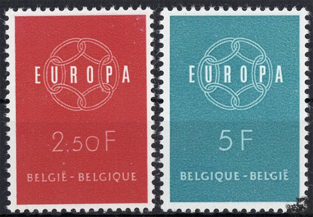 Belgien 1959 ** - EUROPA, Kette