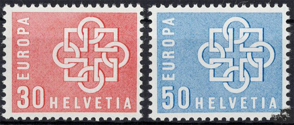 Schweiz 1959 ** - EUROPA, Kette