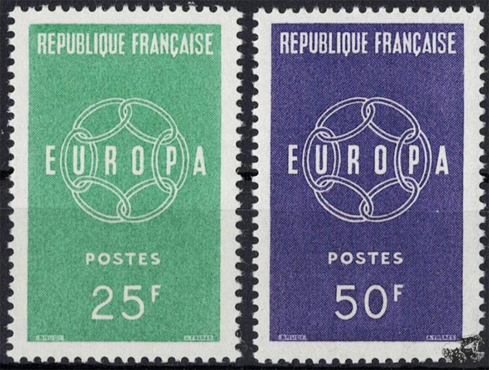 Frankreich 1959 ** - EUROPA, Kette
