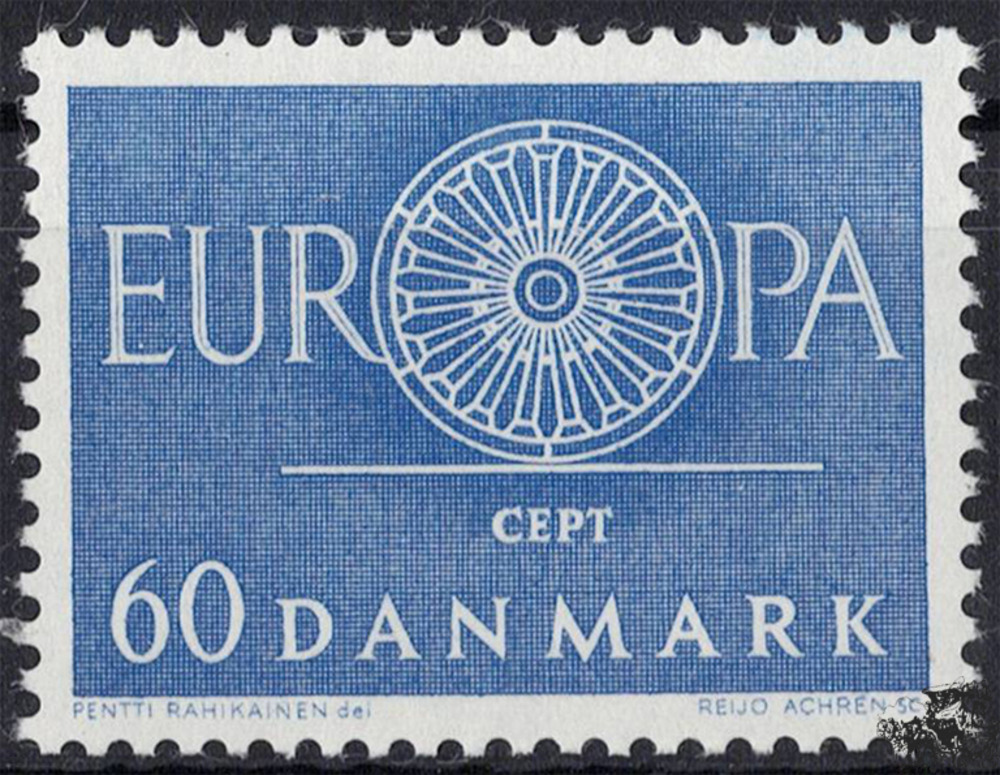 Dänemark 1960 ** - EUROPA, Wagenrad