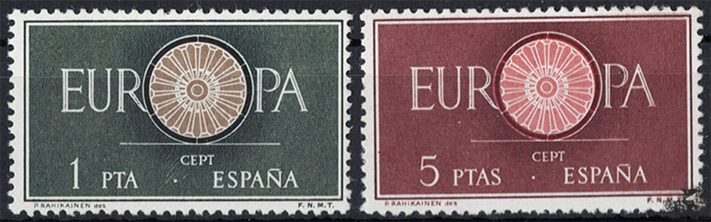 Spanien 1960 ** - EUROPA, Wagenrad