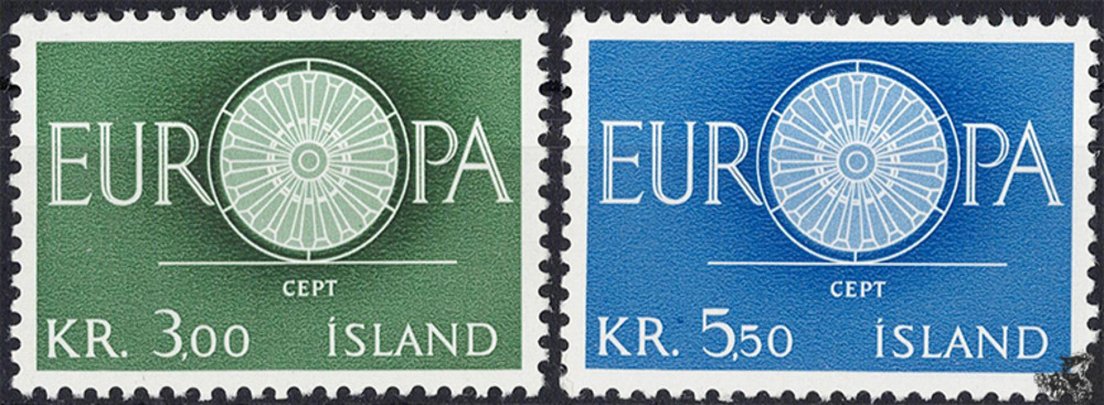 Island 1960 ** - EUROPA, Wagenrad