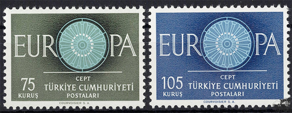 Türkei 1960 ** - EUROPA, Wagenrad