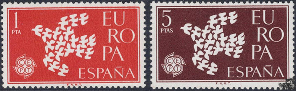 Spanien 1961 ** - EUROPA, Taube