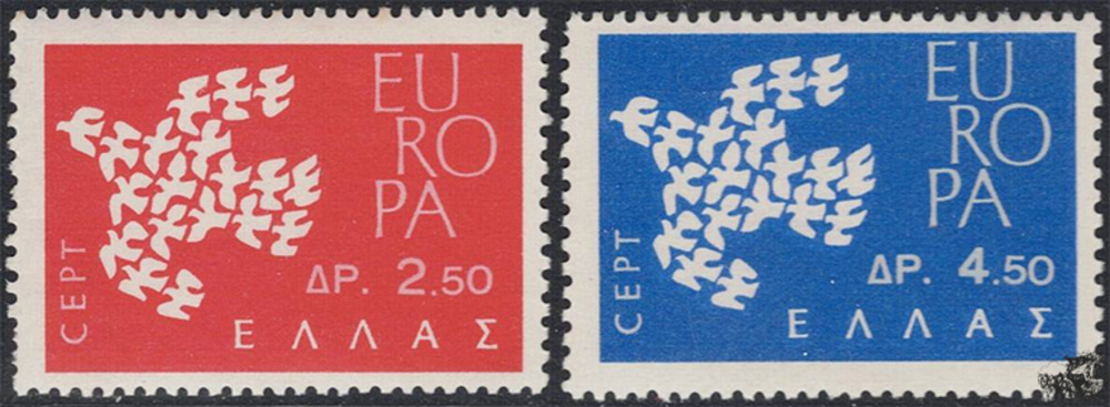 Griechenland 1961 ** - EUROPA, Taube