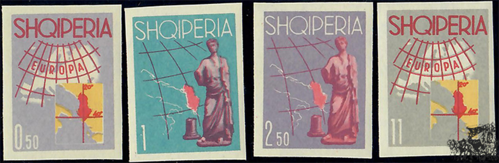 Albanien ** 1962 - Europa - 0.5 bis 11 Lek
