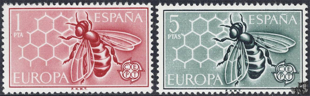 Spanien 1962 ** - EUROPA, Honigbiene Spanien 1962 ** - EUROPA, Honigbiene