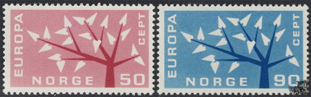 Norwegen 1962 ** - EUROPA, Baum