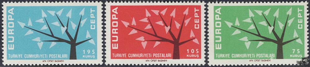Türkei 1962 ** - EUROPA, Baum