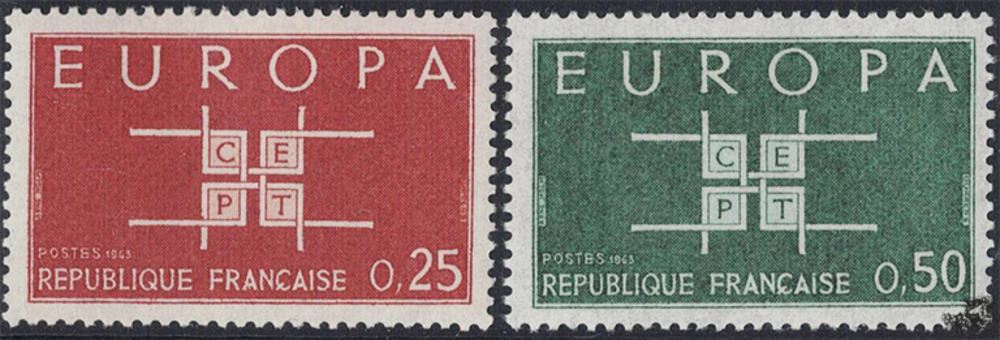 Frankreich 1963 ** - EUROPA, Ornament