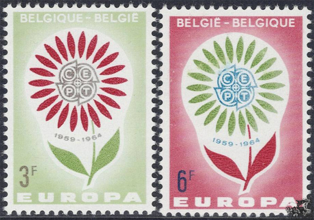 Belgien 1964 ** - EUROPA, Blume