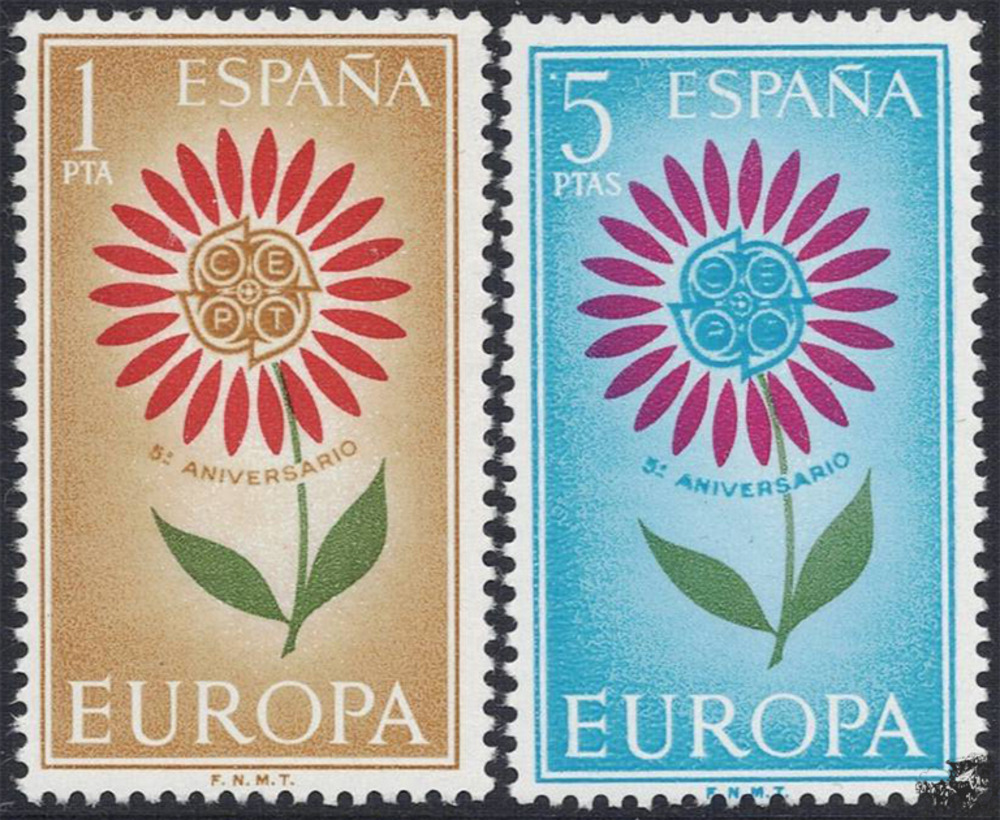 Spanien 1964 ** - EUROPA, Blume Spanien 1964 ** - EUROPA, Blume