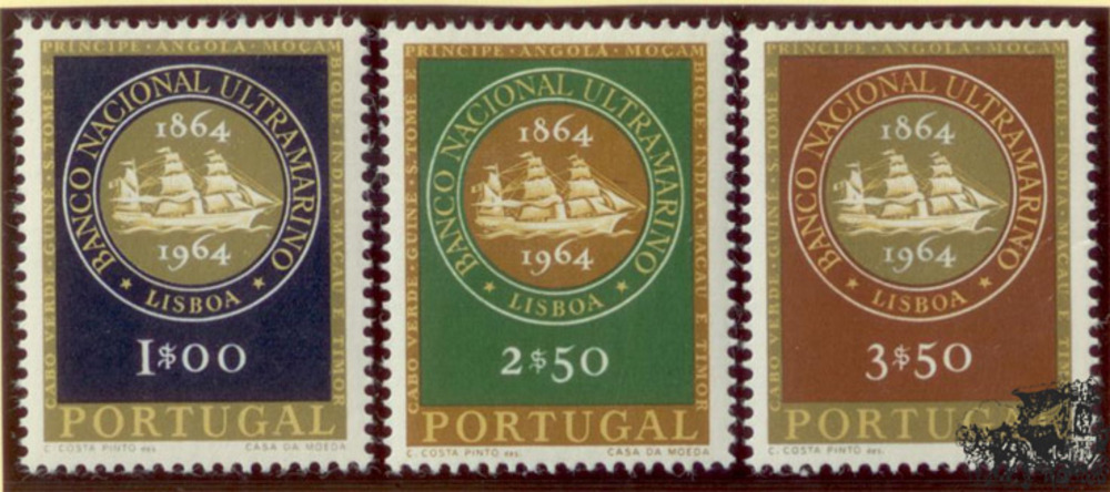 Portugal ** 1964 - 100 Jahre Nationale Überseebank