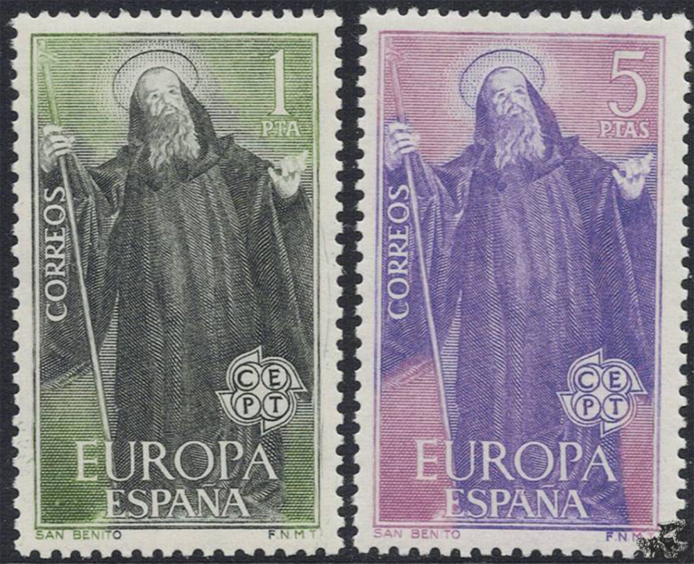 Spanien 1965 ** - EUROPA, Hl. Benedikt