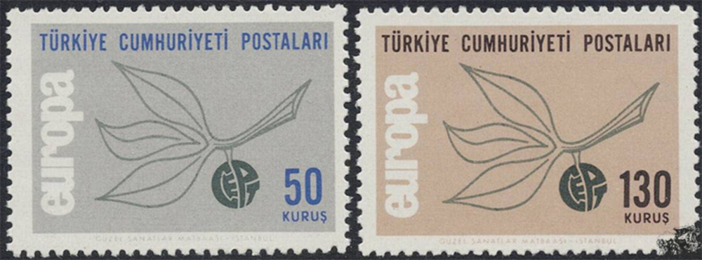 Türkei 1965 ** - EUROPA, Zweig