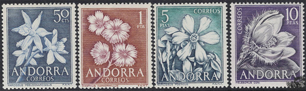 Andorra span. 1966 ** - Blumen Andorra span. 1966 ** - Blumen
