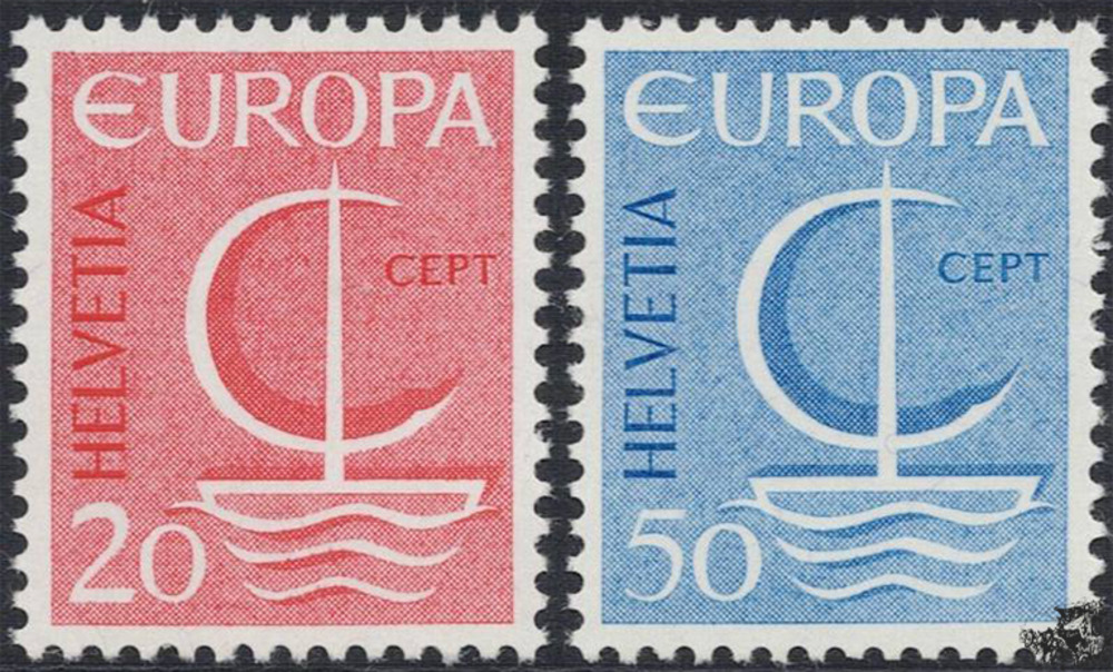 Schweiz 1966 ** - EUROPA, Boot