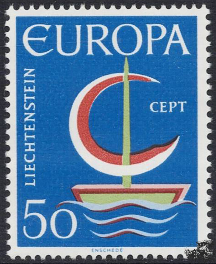 Liechtenstein 1966 ** - EUROPA, Boot