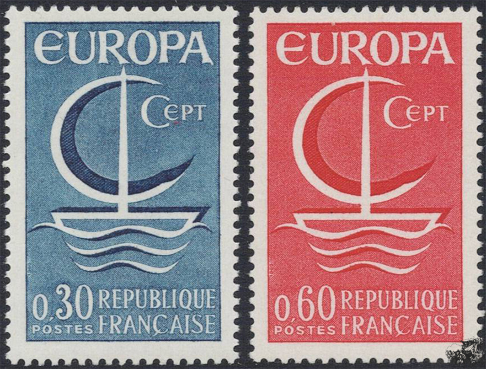 Frankreich 1966 ** - EUROPA, Boot
