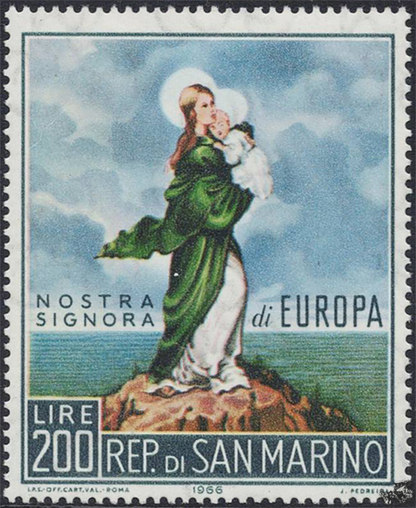 San Marino 1966 ** - EUROPA, Frau