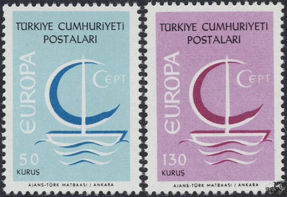 Türkei 1966 ** - EUROPA, Boot