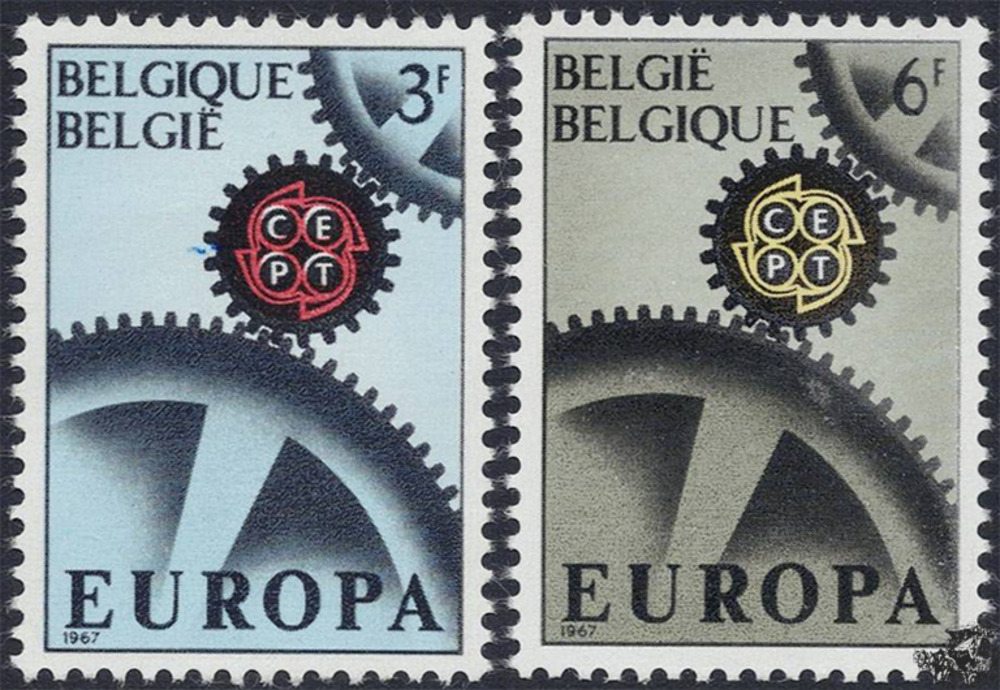 Belgien 1967 ** - EUROPA, Zahnräder