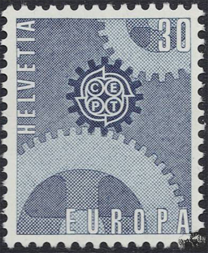 Schweiz 1967 ** - EUROPA, Zahnräder
