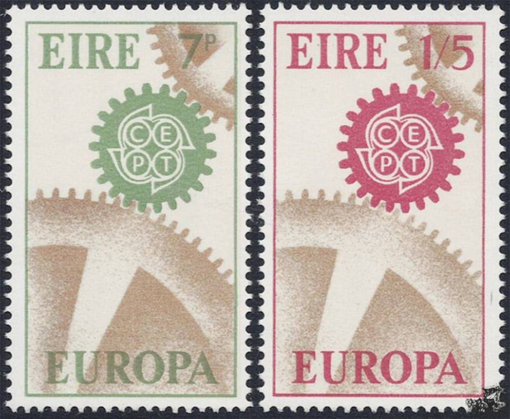 Irland 1967 ** - EUROPA, Zahnräder