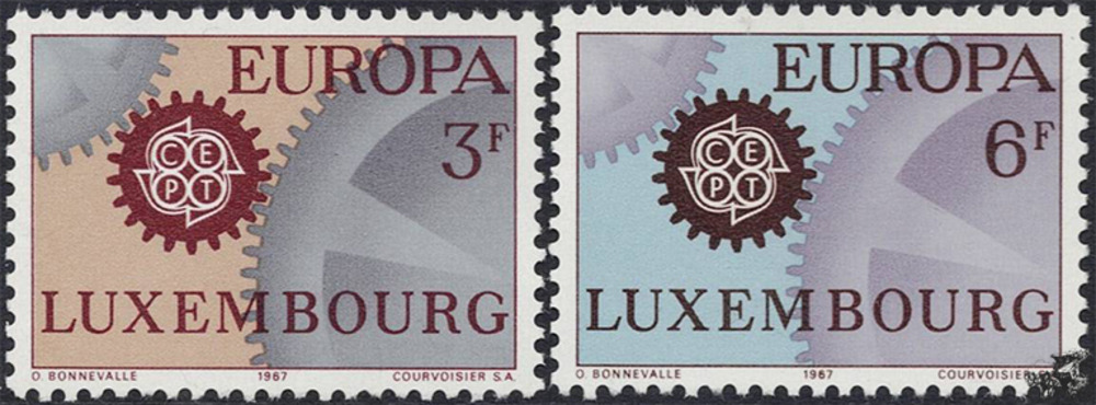 Luxemburg 1967 ** - EUROPA, Zahnräder
