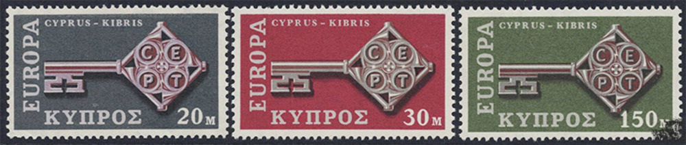 Zypern 1968 ** - EUROPA, Schlüssel