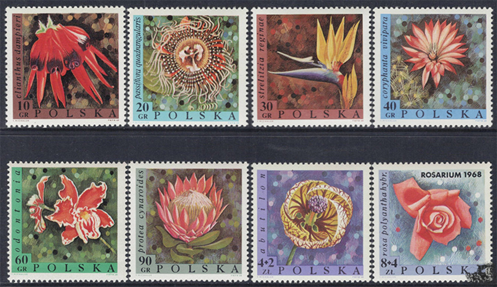 Polen ** 1968 - Blumen Polen ** 1968 - Blumen