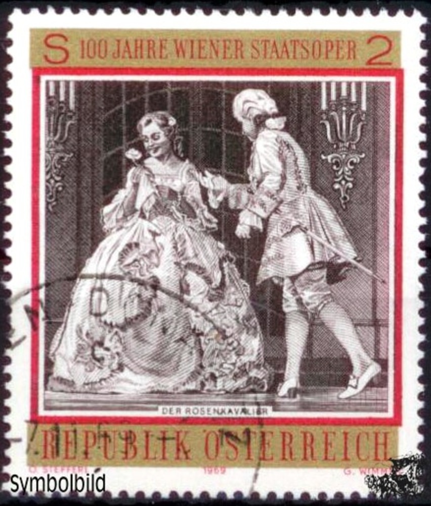 Österreich o 1969 - 2 S - 100 J. Wiener Staatsoper