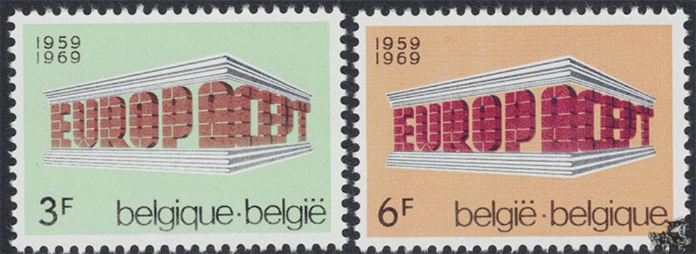 Belgien 1969 ** - EUROPA, Tempelform