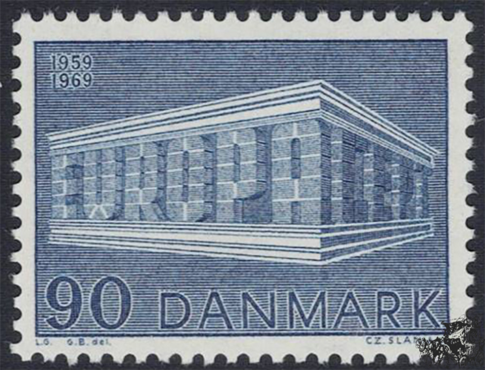 Dänemark 1969 ** - EUROPA, Tempelform