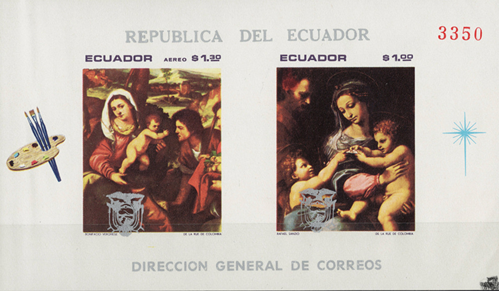 Ecuador 1969 ** - Gemälde aus dem Marienleben